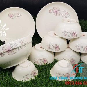 BỘ BÁT ĐĨA SỨ BÁT TRÀNG 005