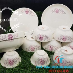 BỘ BÁT ĐĨA SỨ BÁT TRÀNG 008