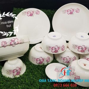 BỘ BÁT ĐĨA SỨ BÁT TRÀNG 009