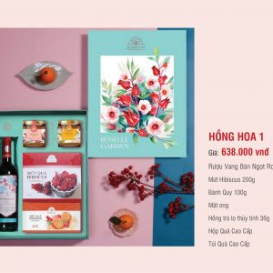 HỘP QUÀ HỒNG HOA 1